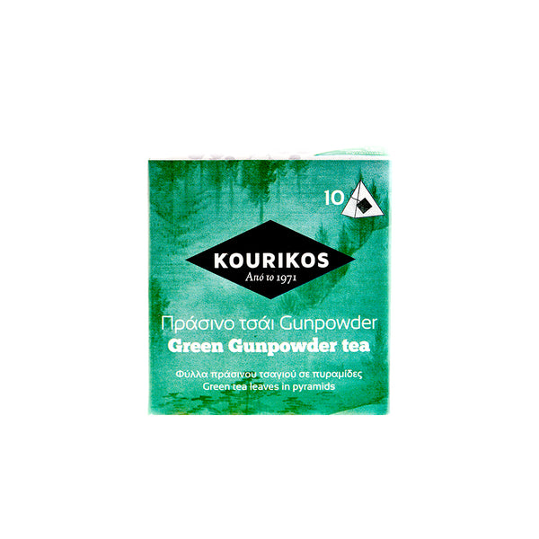 GREEN GUNPOWDER TEA (GREEN TEA LEAVES IN PYRAMIDS)