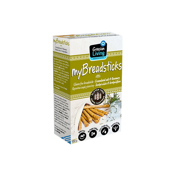 GLUTEN FREE BREADSTICKS – ROSEMARY & GRANULATED SALT