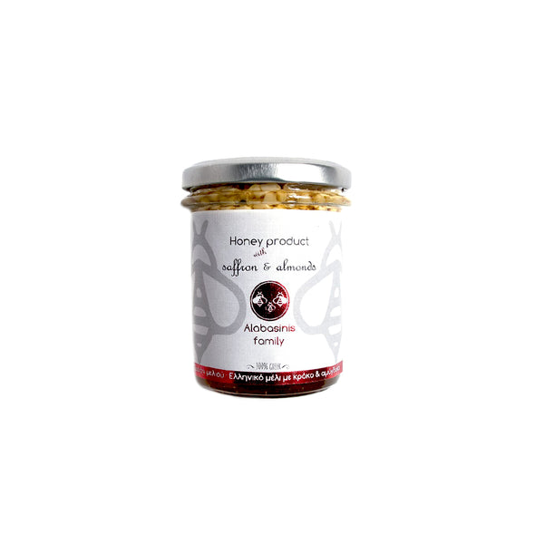 HONEY WITH SAFFRON & ALMONDS