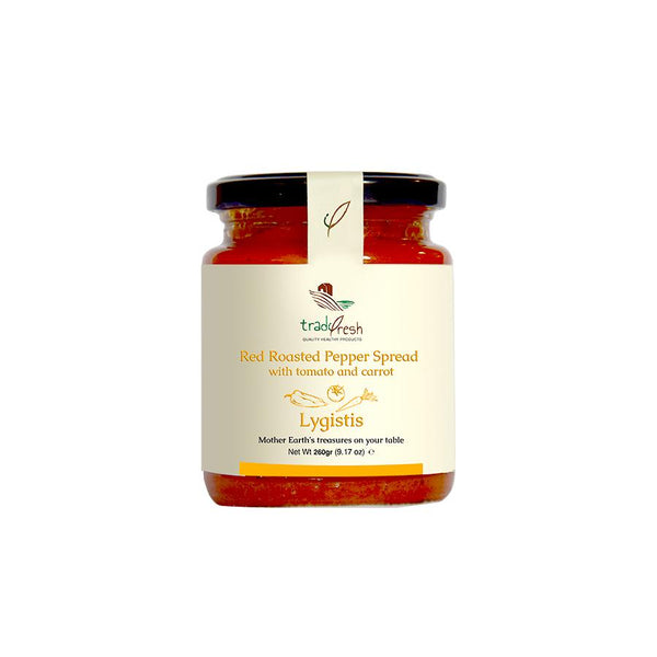 FLORINA’S RED ROASTED PEPPER SPREAD WITH TOMATO AND CARROT