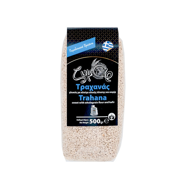 TRAHANA SWEET WHOLEGRAIN FLOUR AND KEFIR