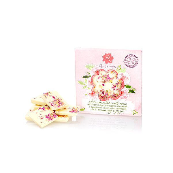 WHITE CHOCOLATE WITH ROSES